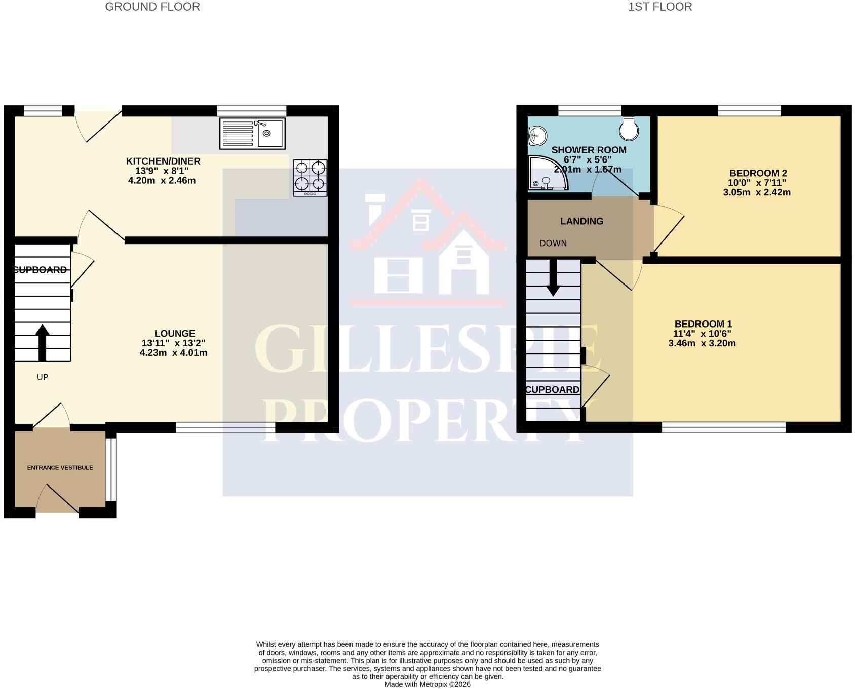 39 Jamieson Avenue, Stenhousemuir, Larbert, Stirlingshire, FK5 4TX floorplan
