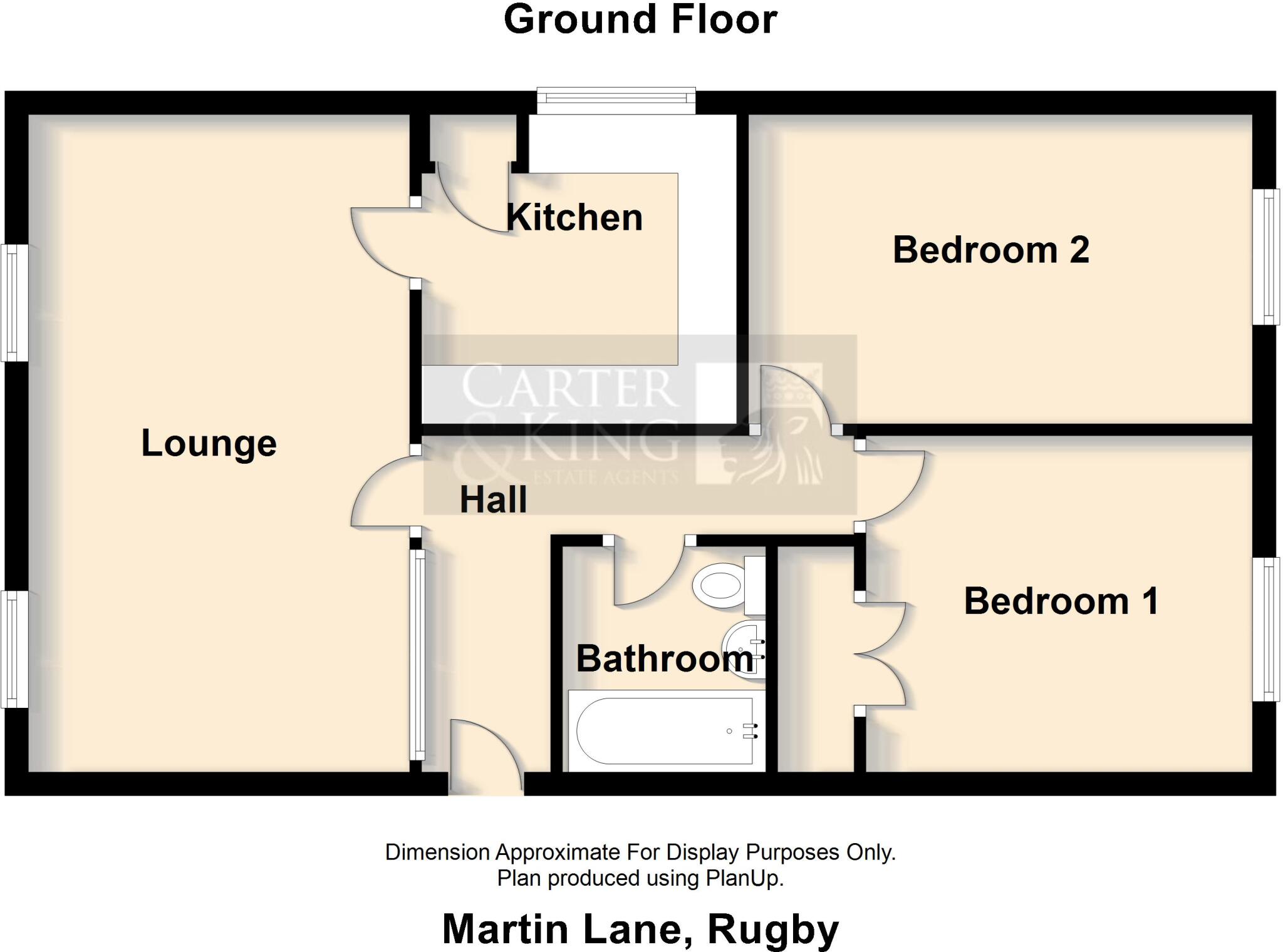 Martin Lane, Rugby floorplan