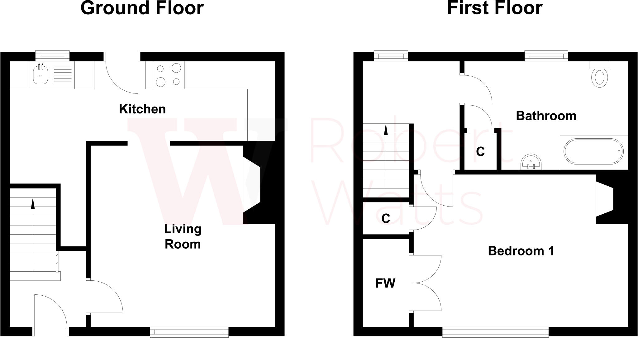 Clare Road, Cleckheaton, West Yorkshire, BD19 floorplan