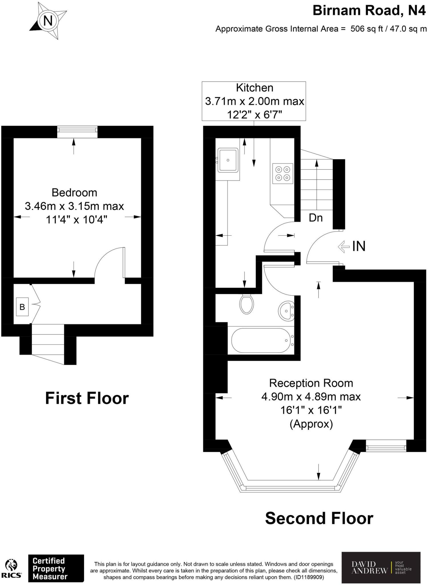 Birnam Road, London, N4 floorplan