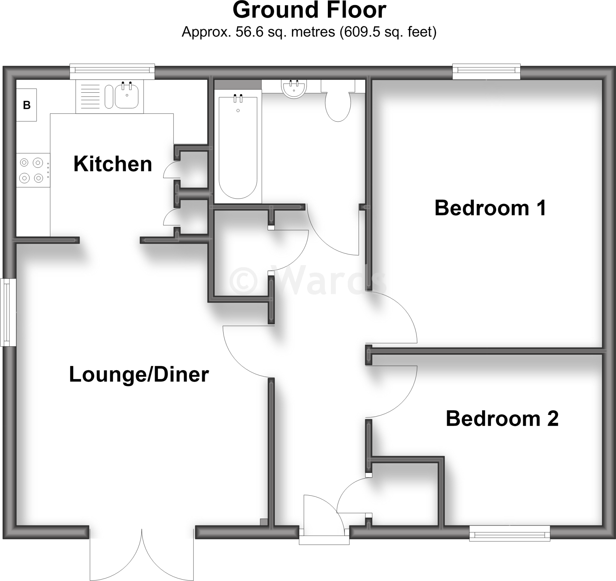 Spinel Close, Sittingbourne, Kent floorplan