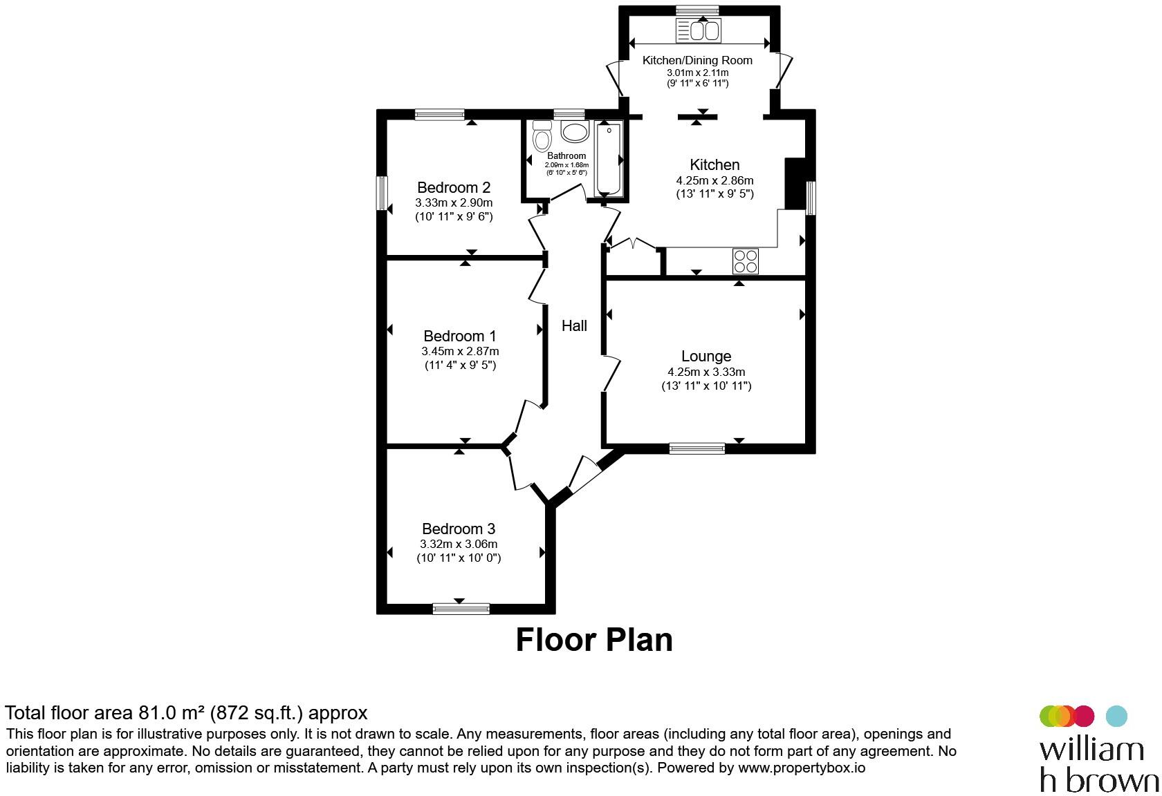 Hallgate, Gedney, Spalding floorplan
