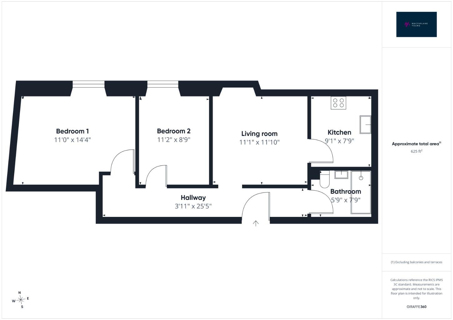 George Street, Paisley, PA1 floorplan