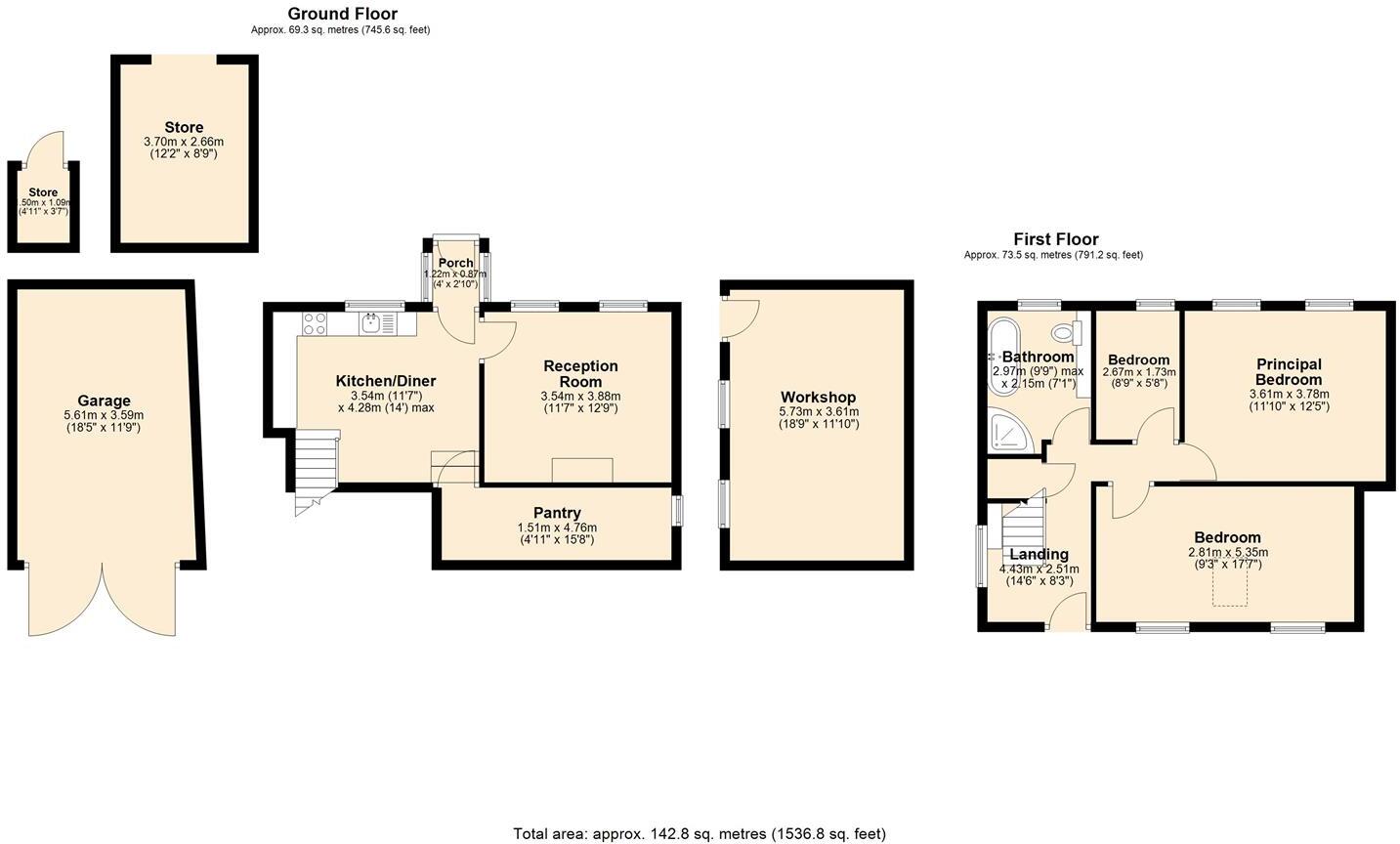 The Dale, Eyam, Hope Valley floorplan