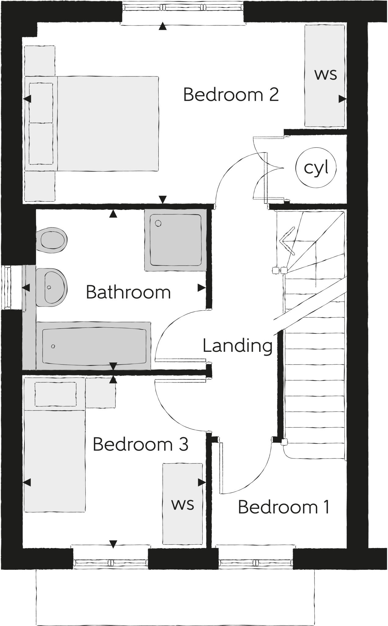 Station Road,
Northstowe,
Cambridgeshire,
CB24 3DS floorplan