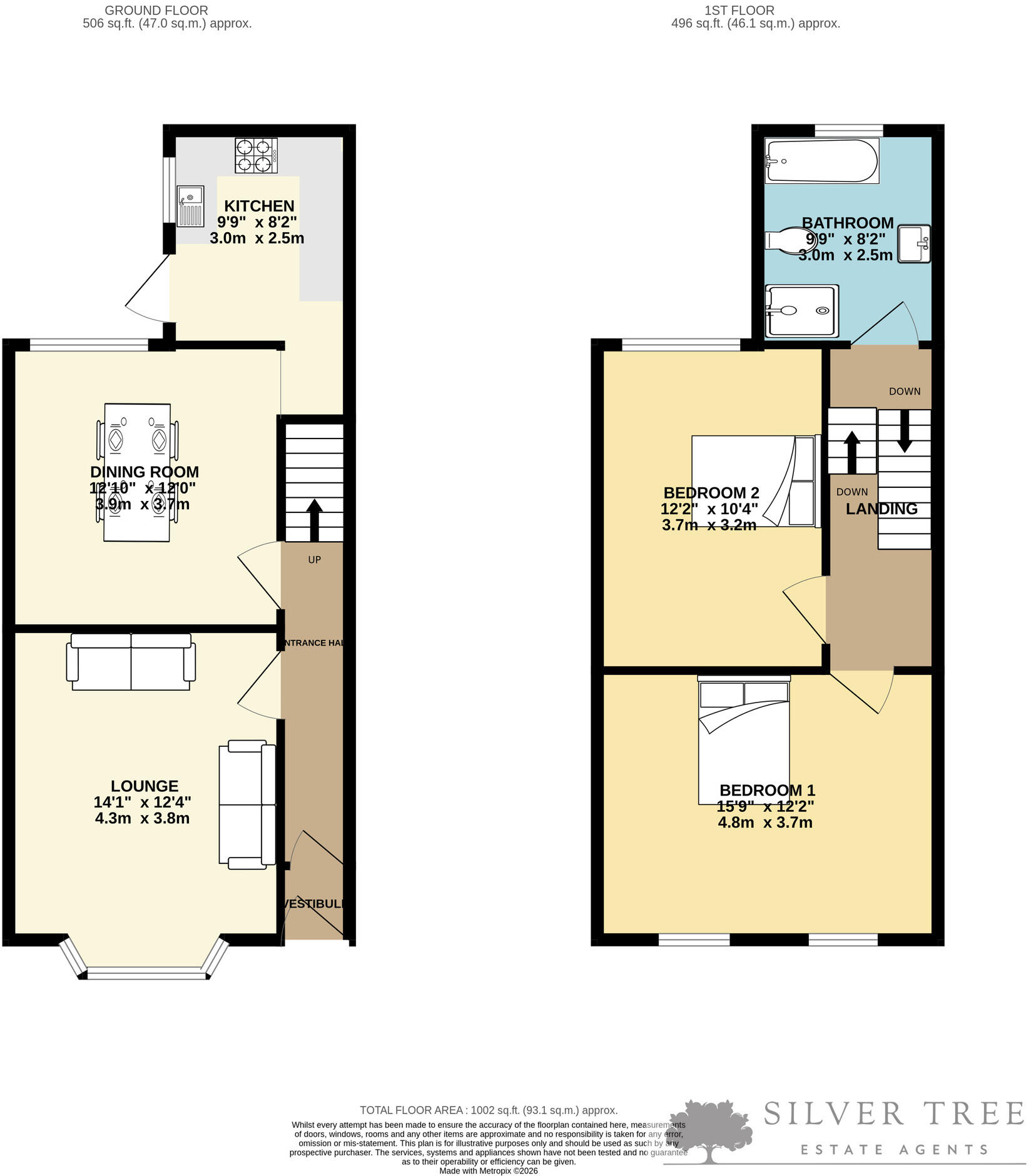 Beechville Avenue, Scarborough, North Yorkshire floorplan