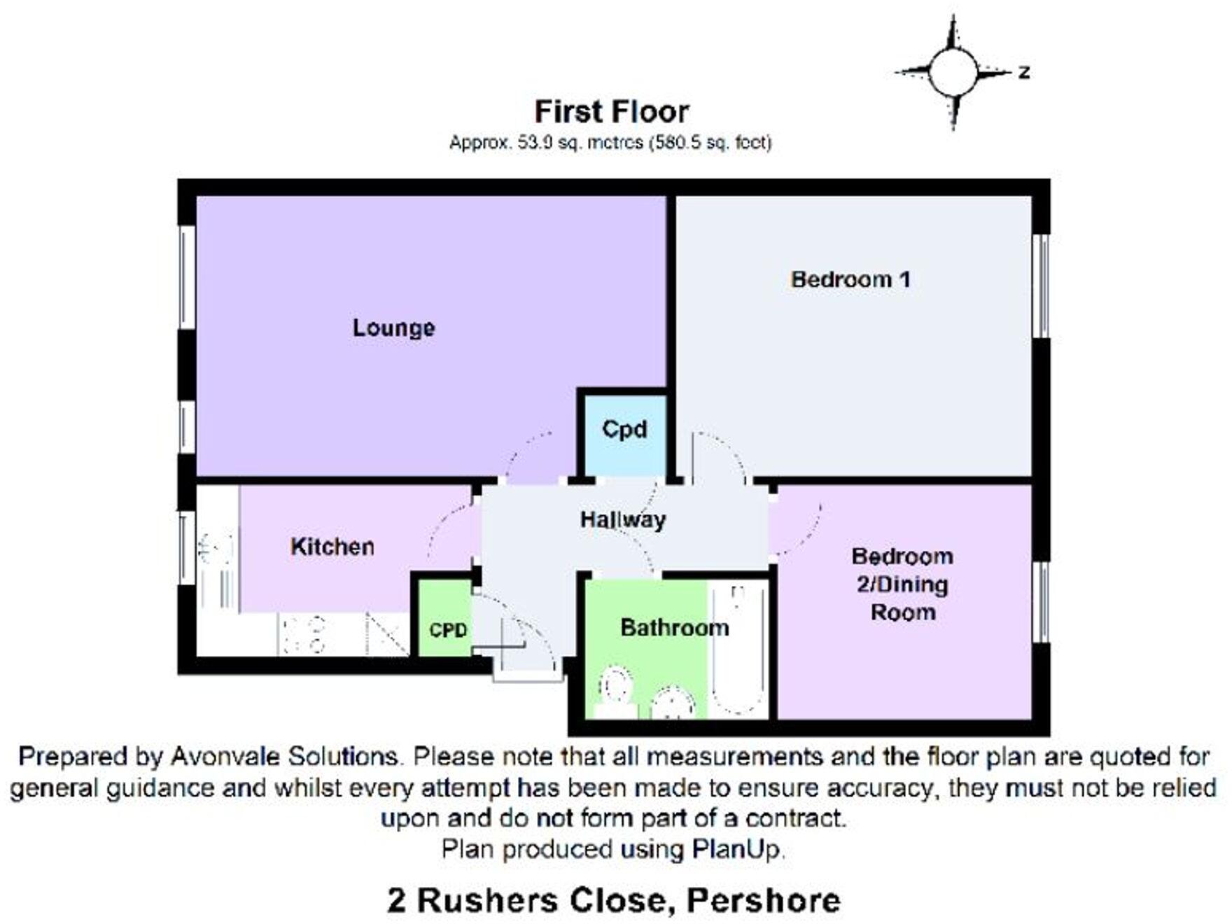 Rushers Close, Pershore, WR10 floorplan