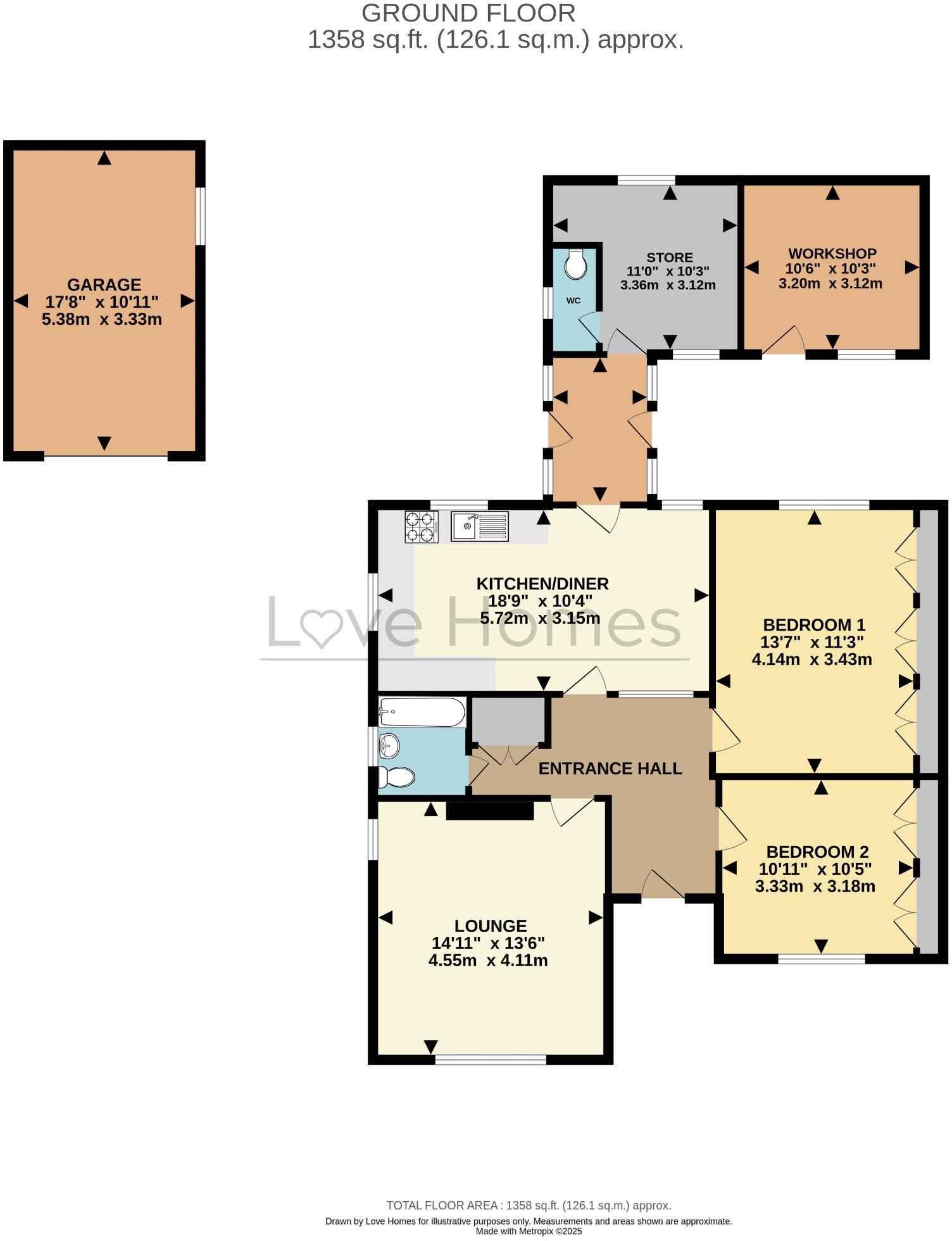 Ampthill Road, Maulden floorplan