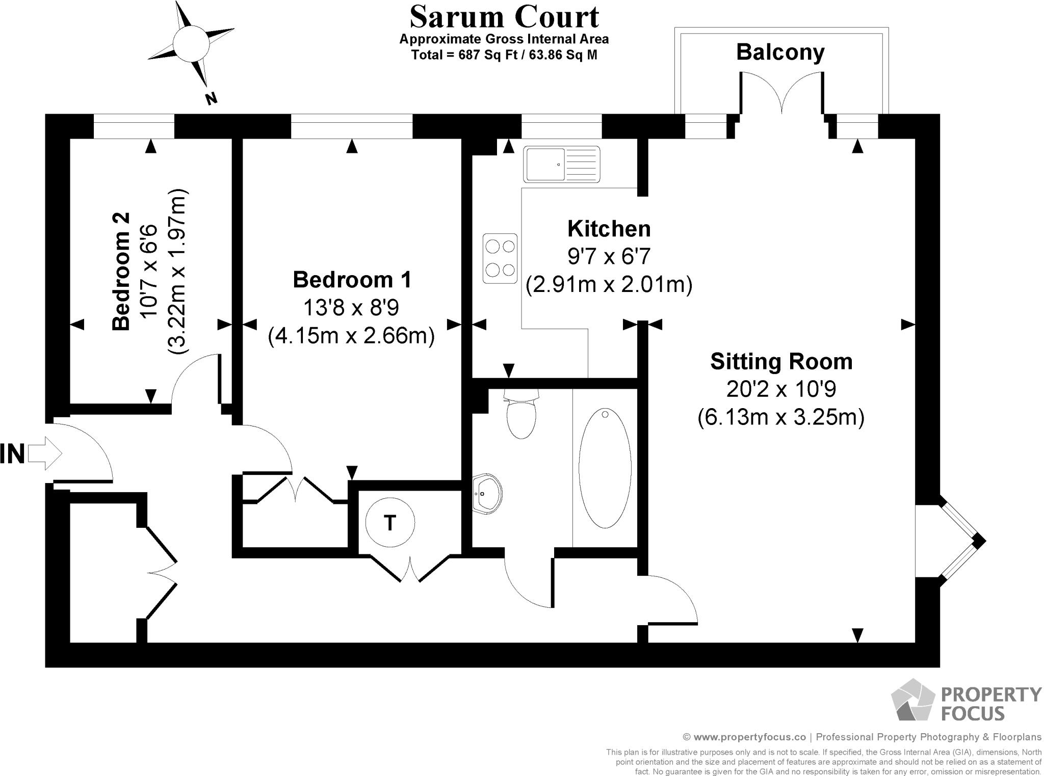 Sarum Court, Sarum Road, Winchester, SO22 floorplan