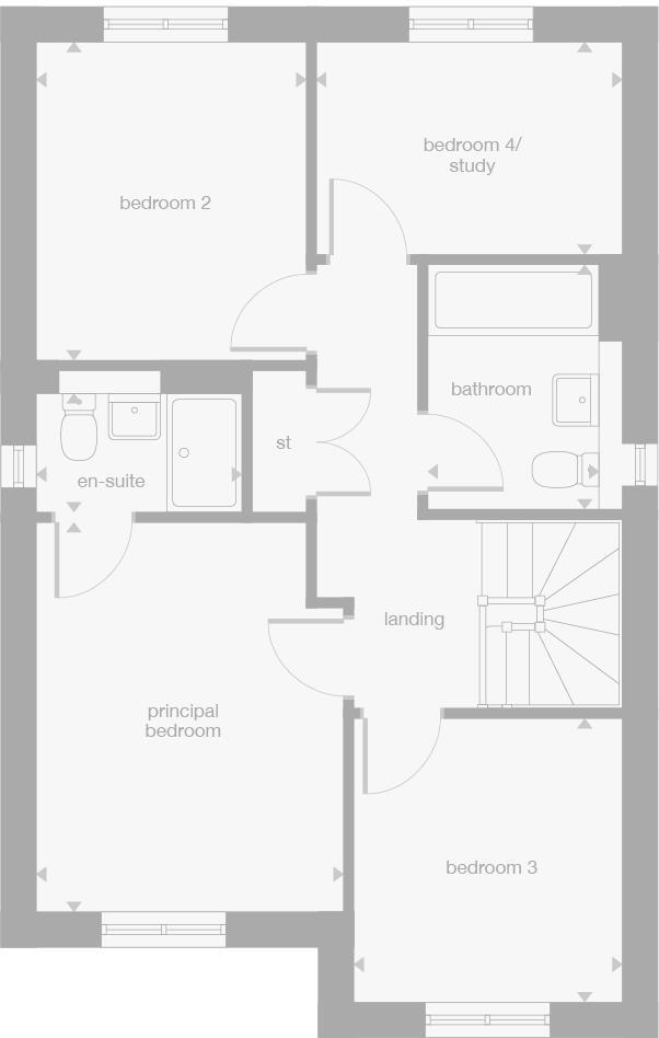 Waverley Drive, Wellingborough, Northamptonshire, 
NN8 1TA floorplan
