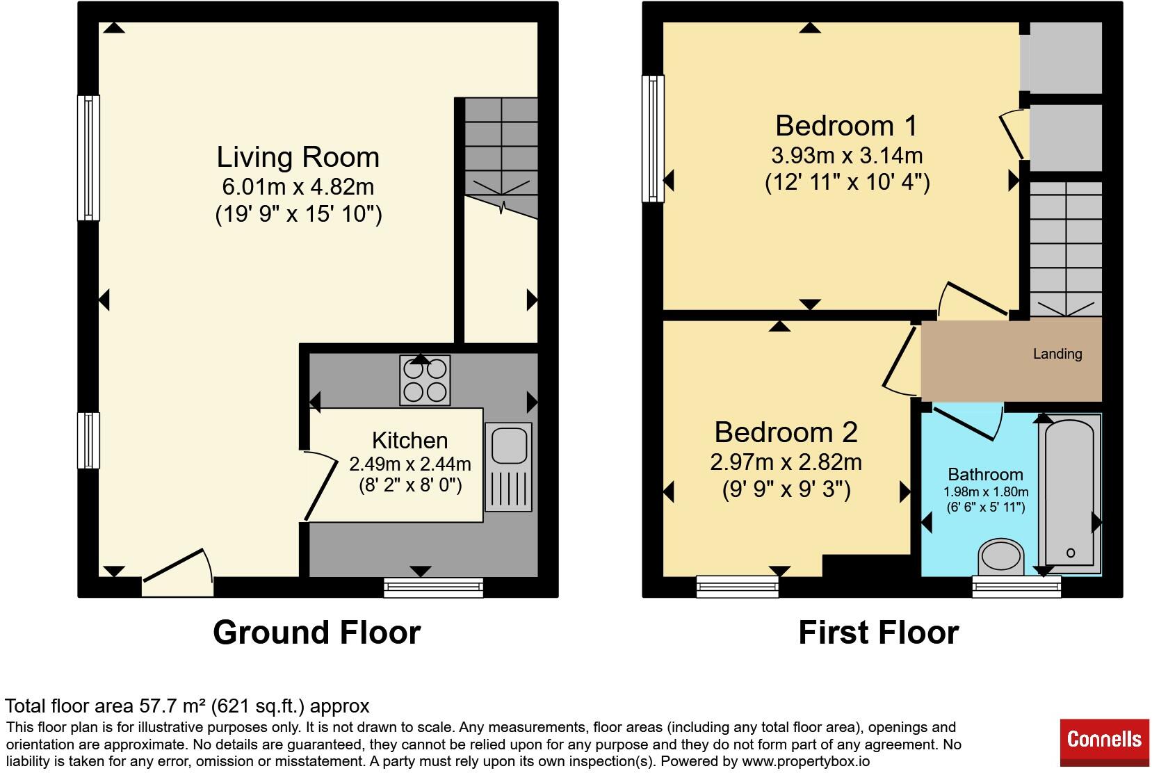 Parker Close, Plymouth floorplan