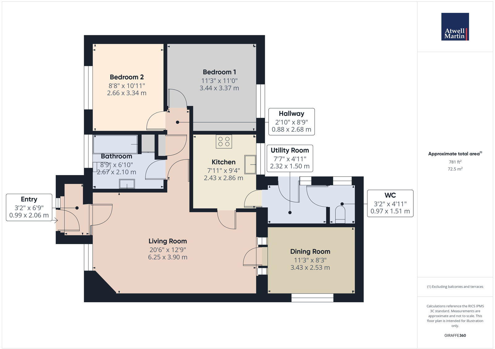 Savernake Drive, Calne, SN11 0DN floorplan