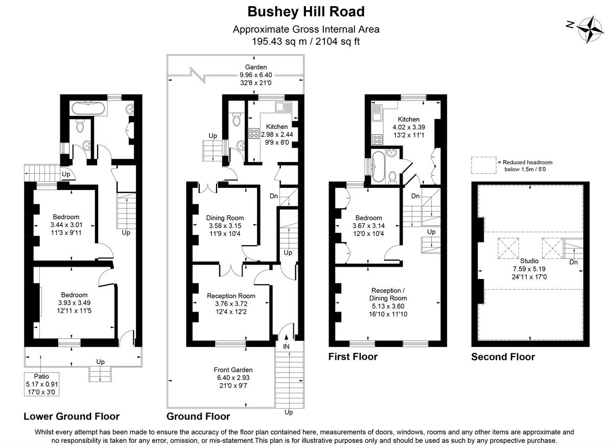 Bushey Hill Road, London, SE5 8 floorplan