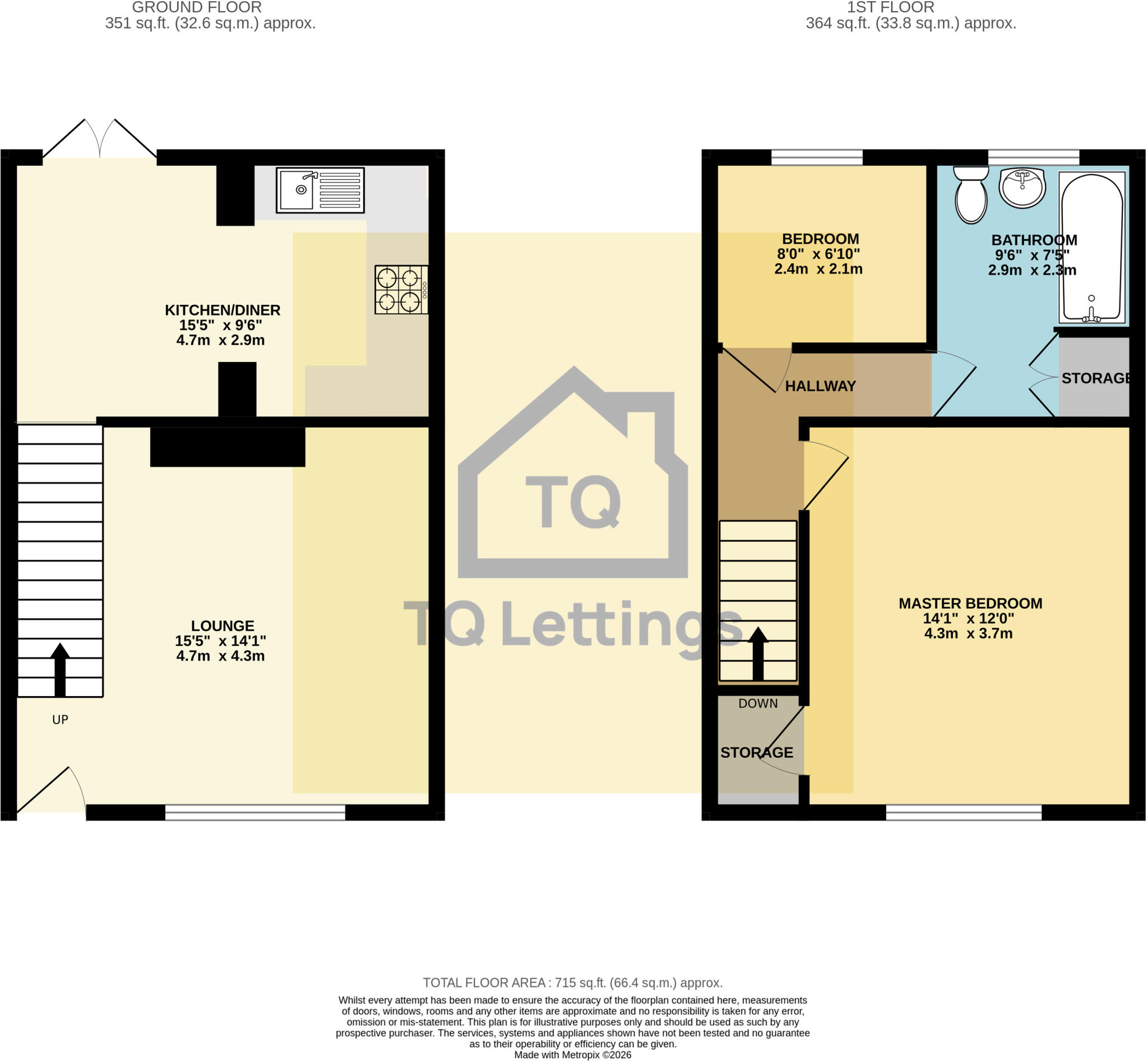 Hooten Lane, Leigh floorplan
