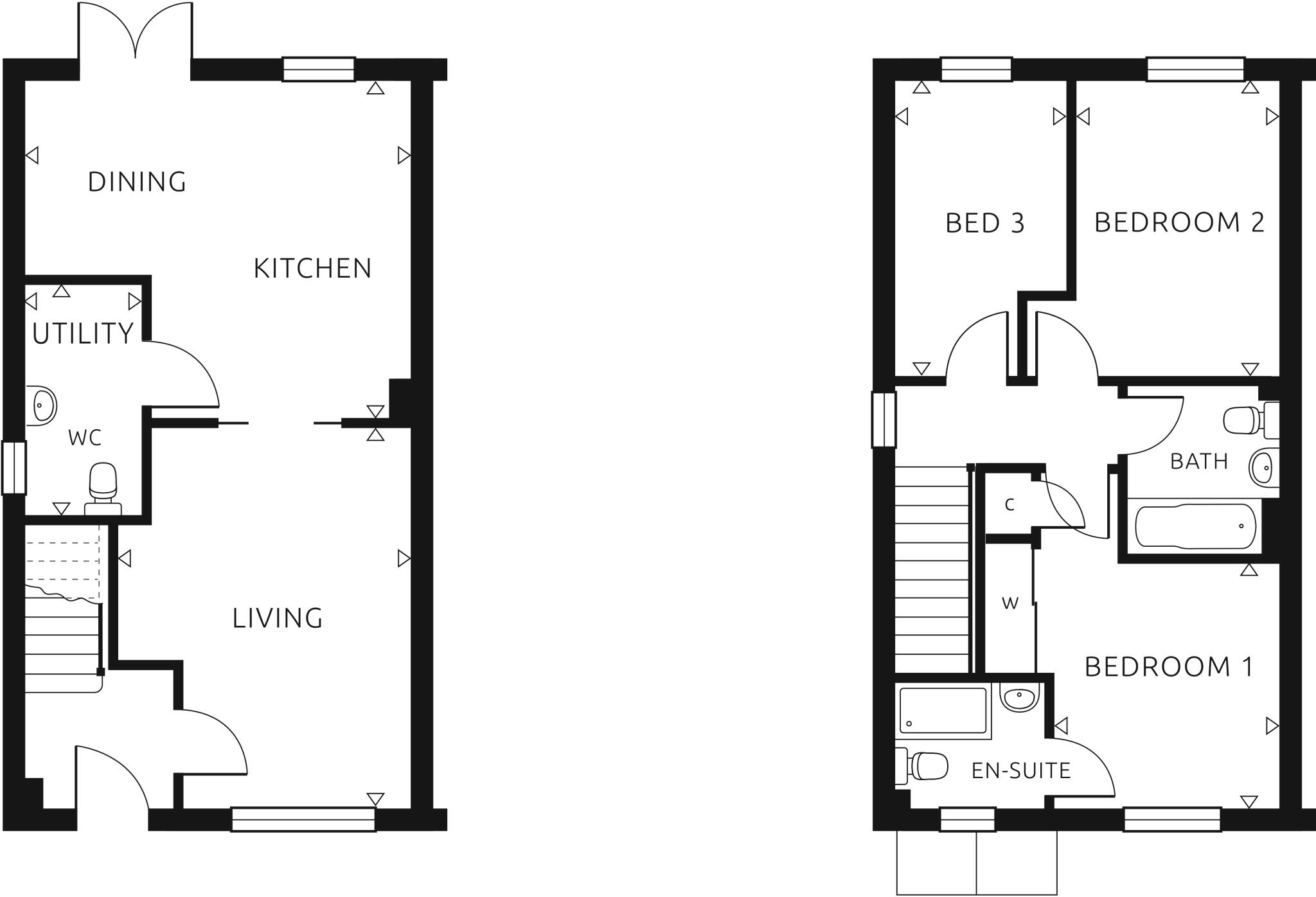 Pine Grove, Thomas Avenue, Trimley St. Mary, Felixstowe, Suffolk, IP11 floorplan