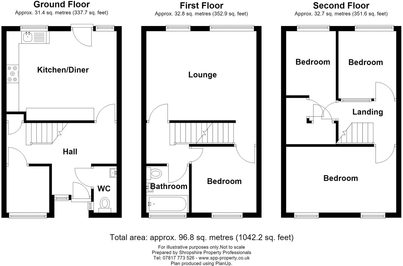 Longden Coleham, Coleham, Shrewsbury floorplan