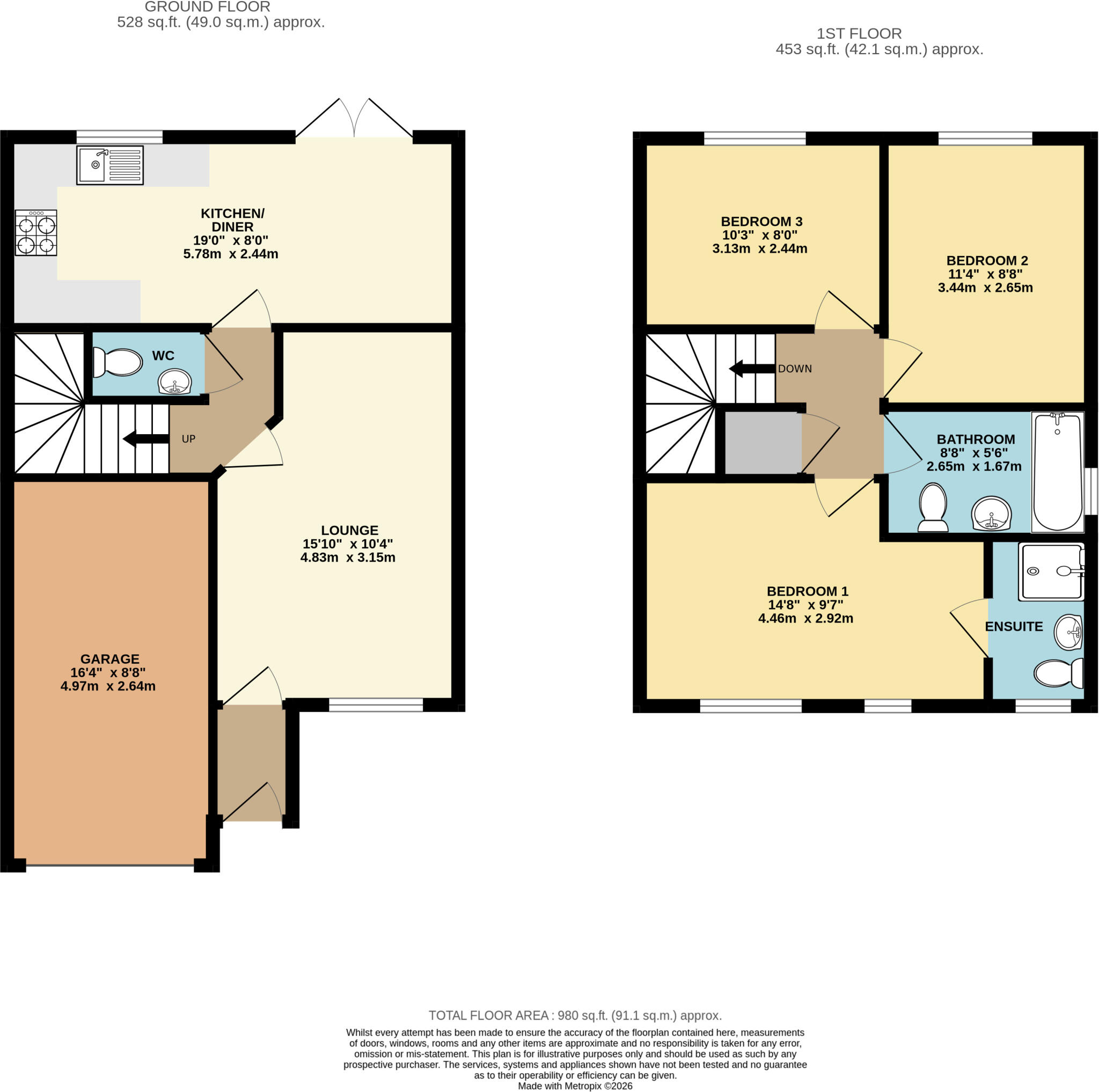 Heathland Way, Humberston, DN36 floorplan