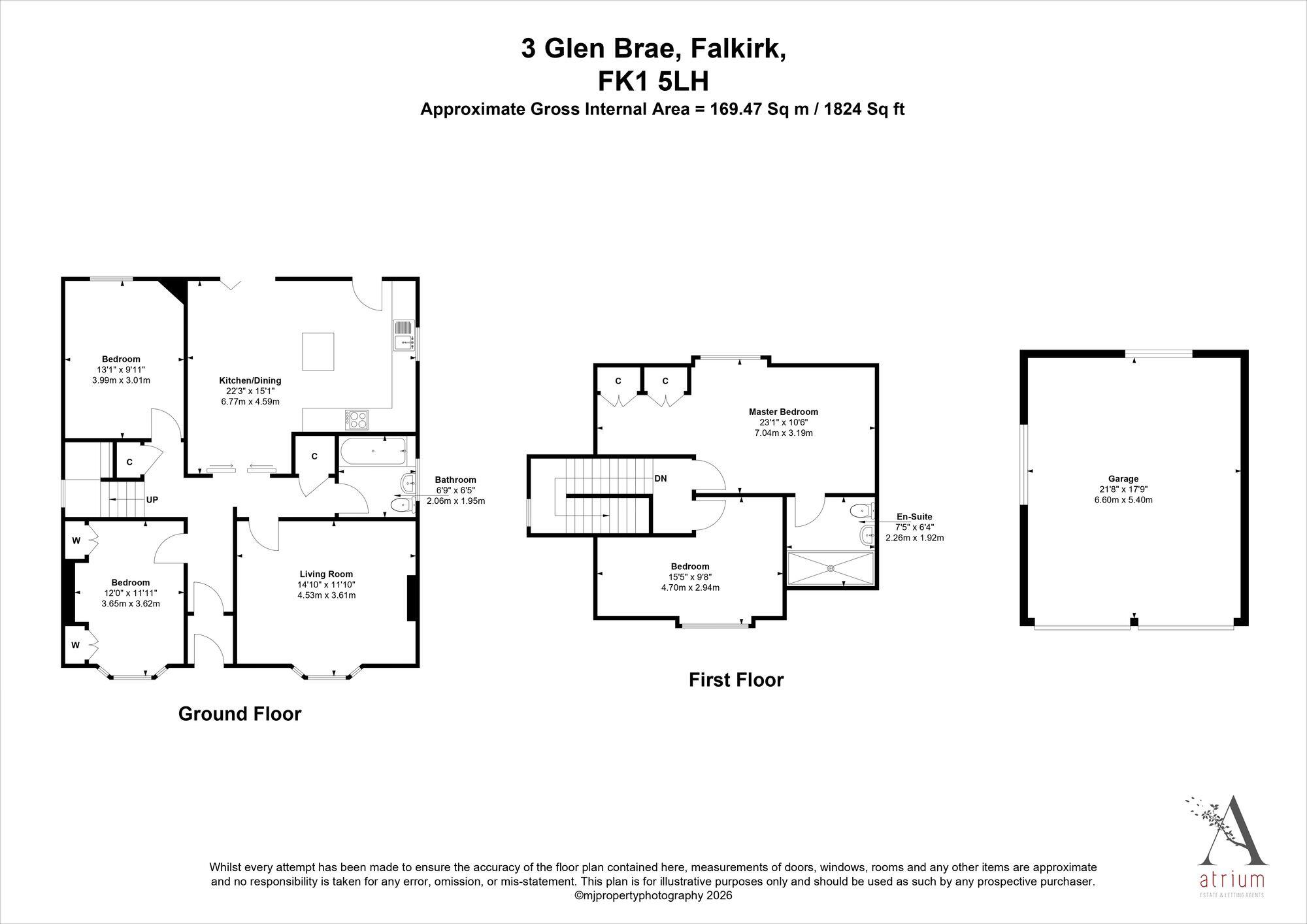 Glen Brae, Falkirk, FK1 floorplan