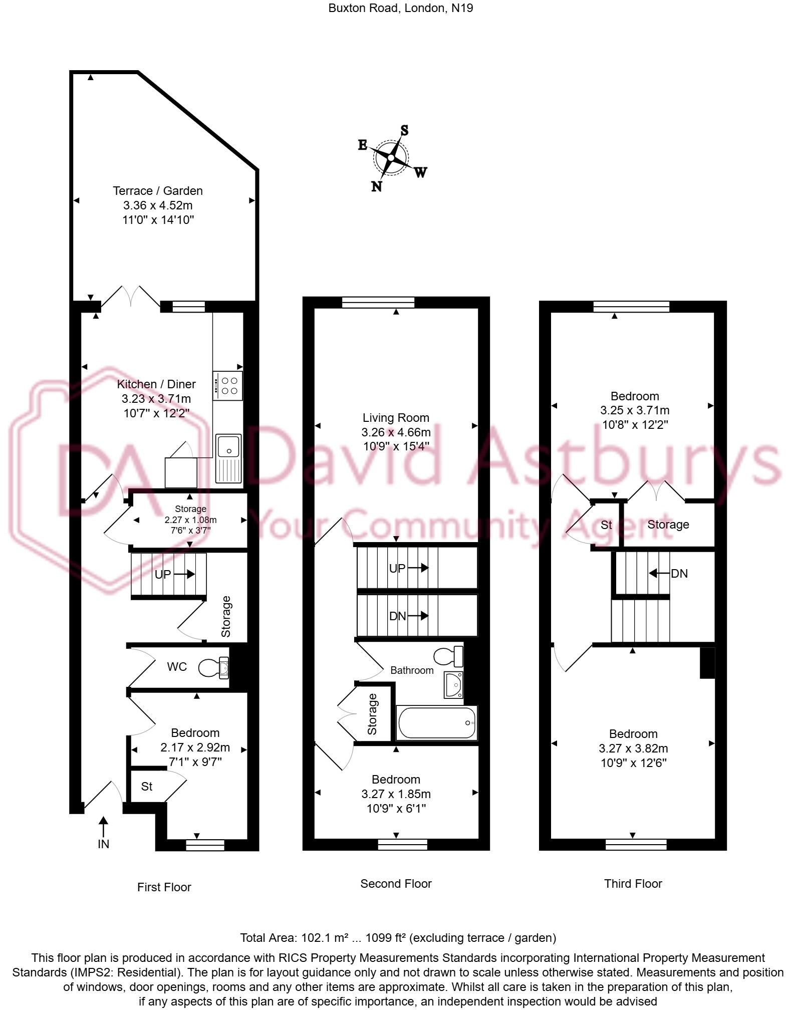 Buxton Road, Archway, London floorplan