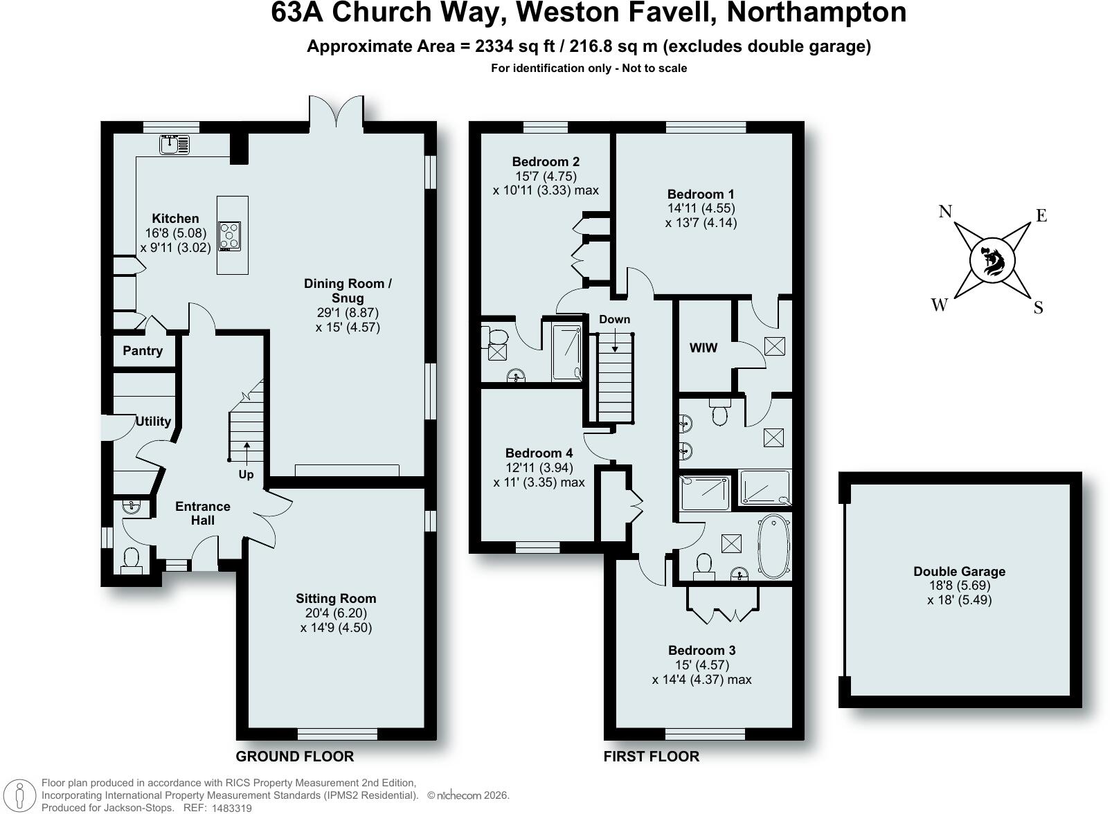 Church Way, Northampton, NN3 floorplan