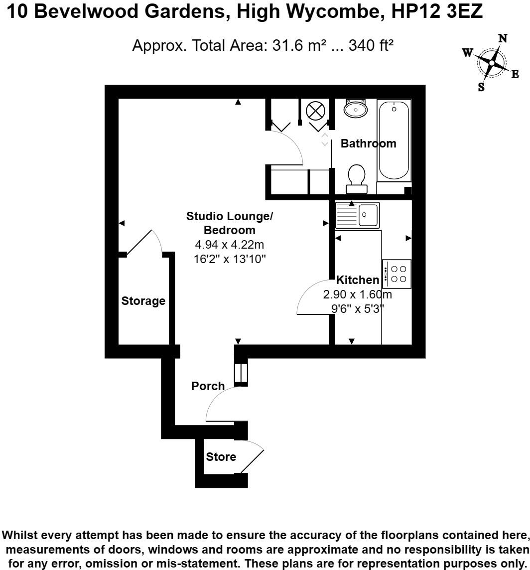 Bevelwood Gardens, High Wycombe floorplan