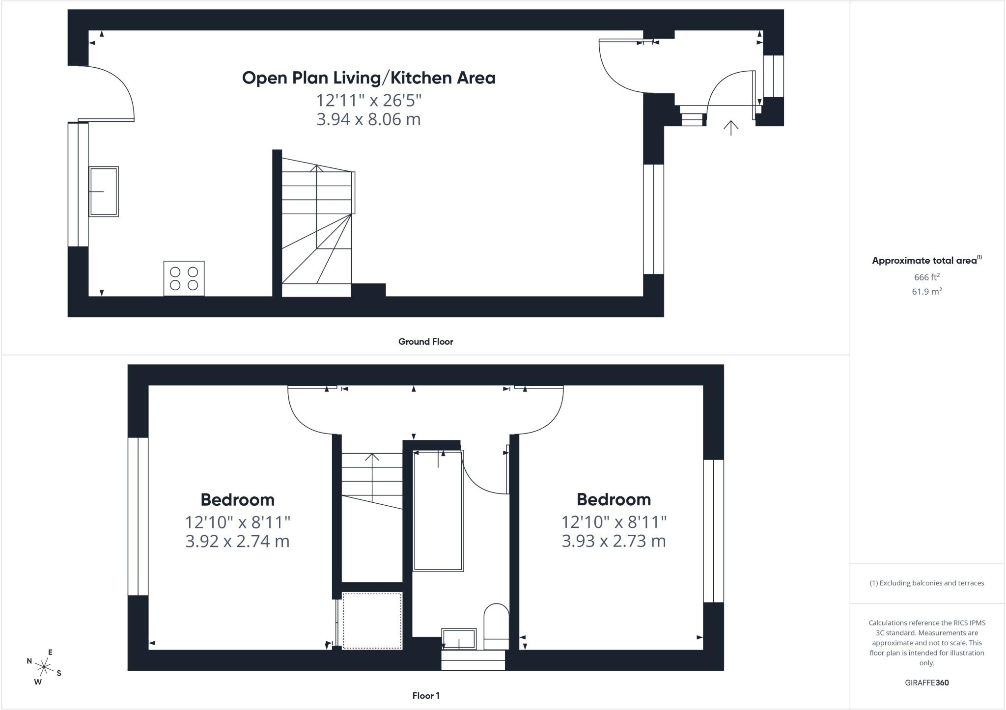 6, Howard Close, Christchurch, Dorset, BH23 floorplan