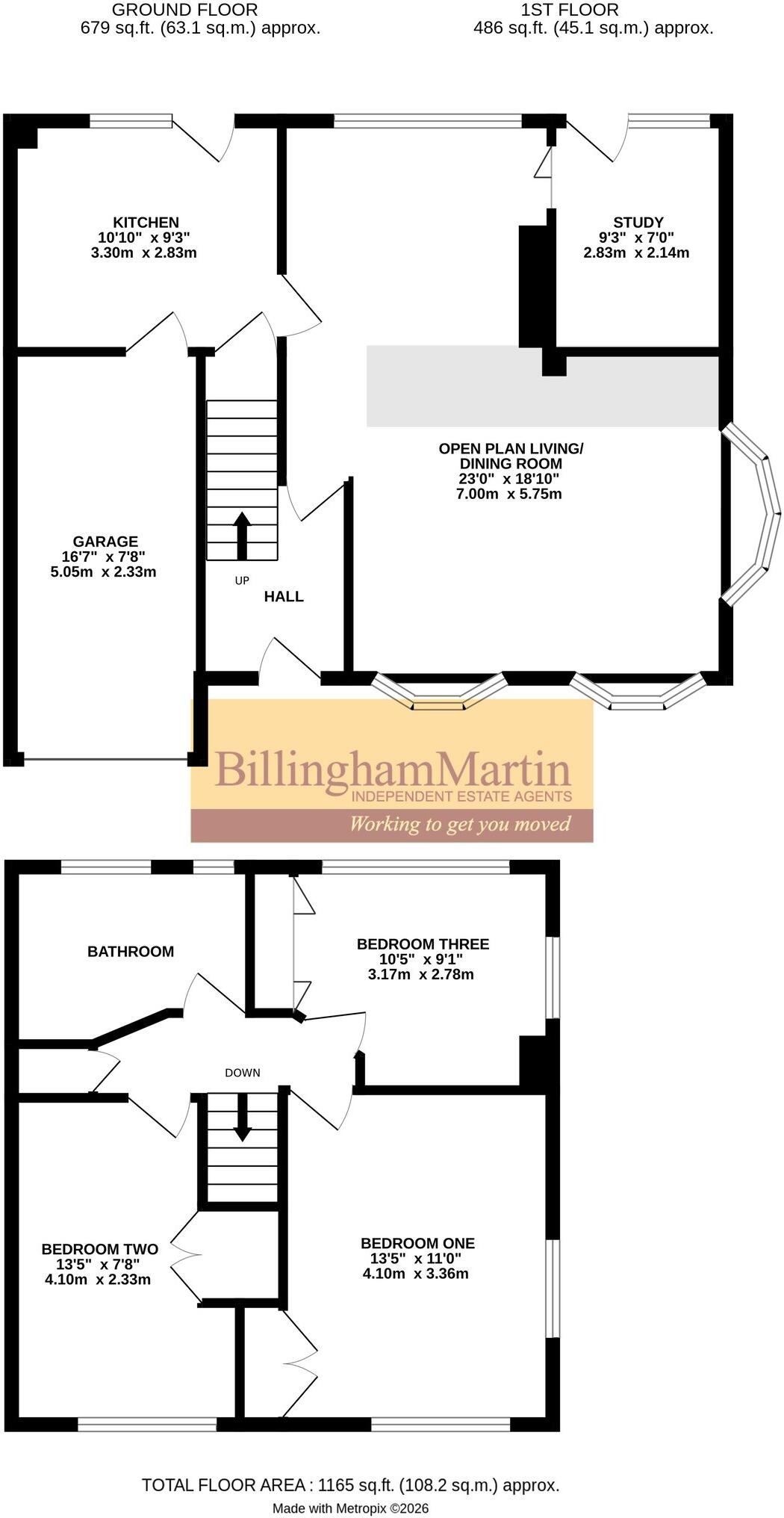 Cairngorm Place, Farnborough, GU14 floorplan