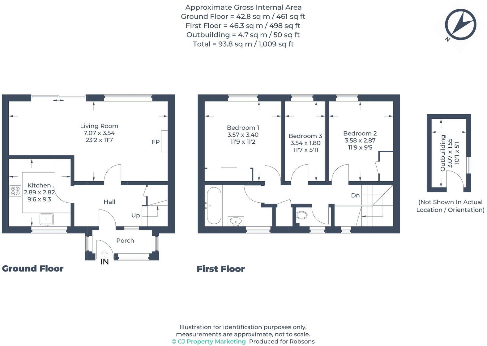 Oakfield, Rickmansworth, WD3 floorplan