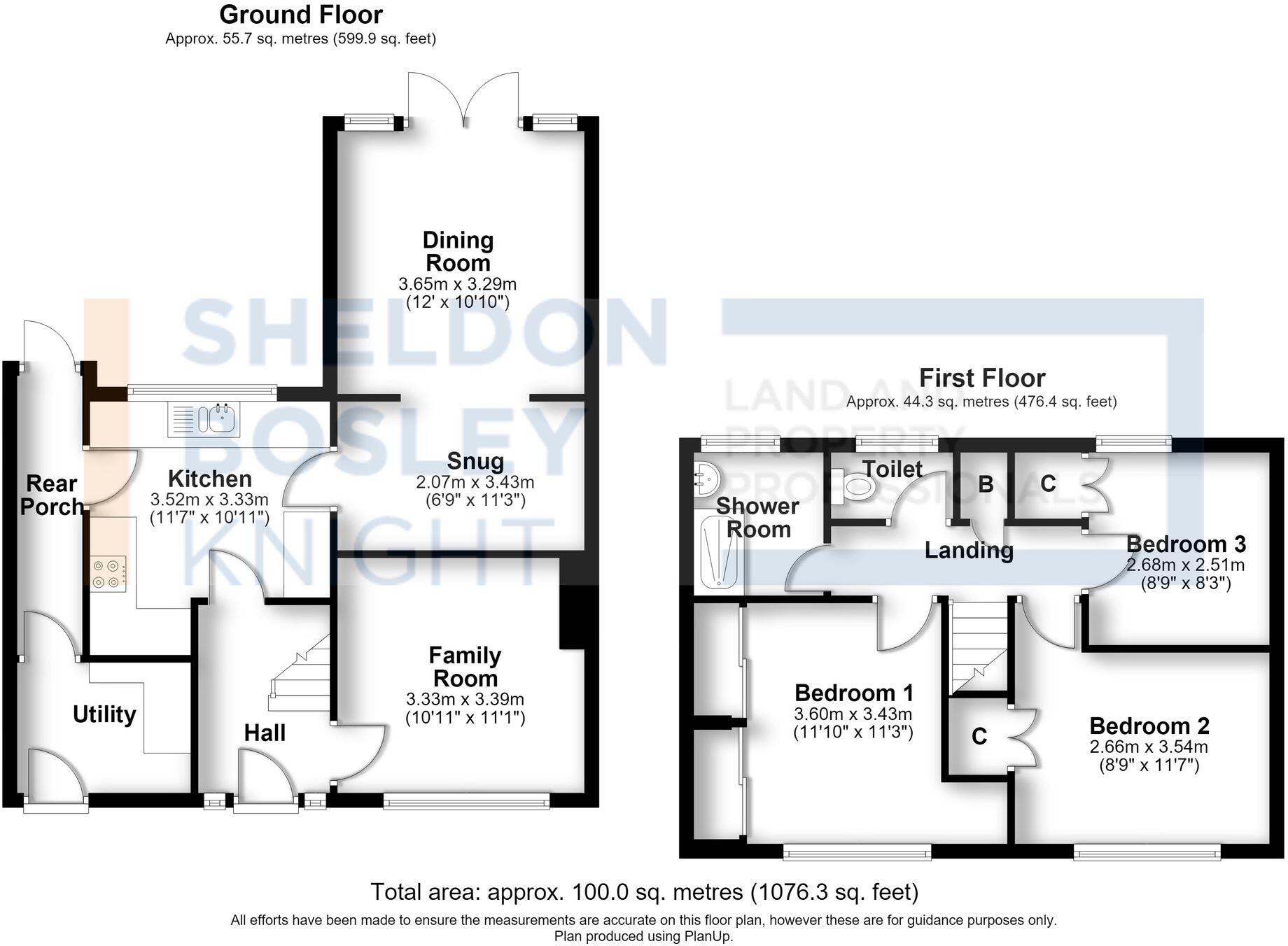 Albion Terrace, Broom, B50 floorplan