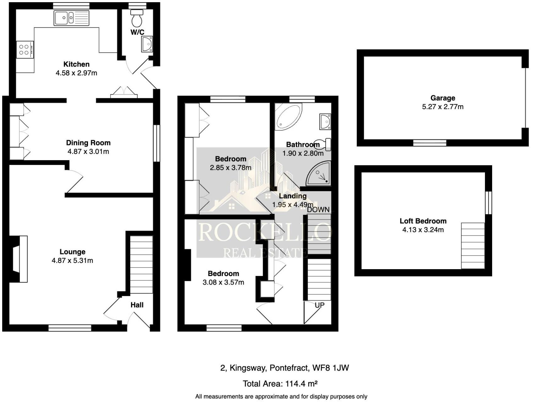 Kingsway, Pontefract, West Yorkshire, WF8 floorplan