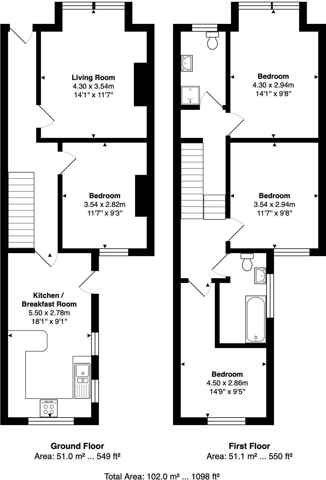 Brading Road, Brighton, East Sussex, BN2 floorplan
