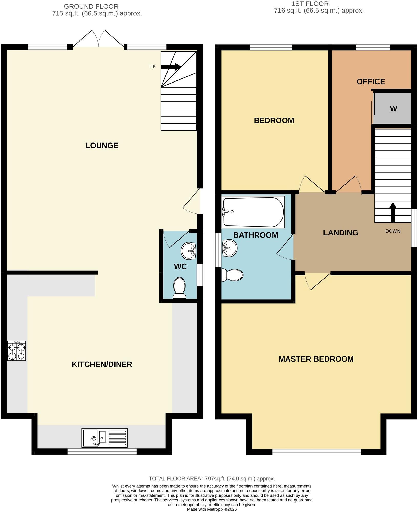 Park Lane, Madeley, TF7 floorplan