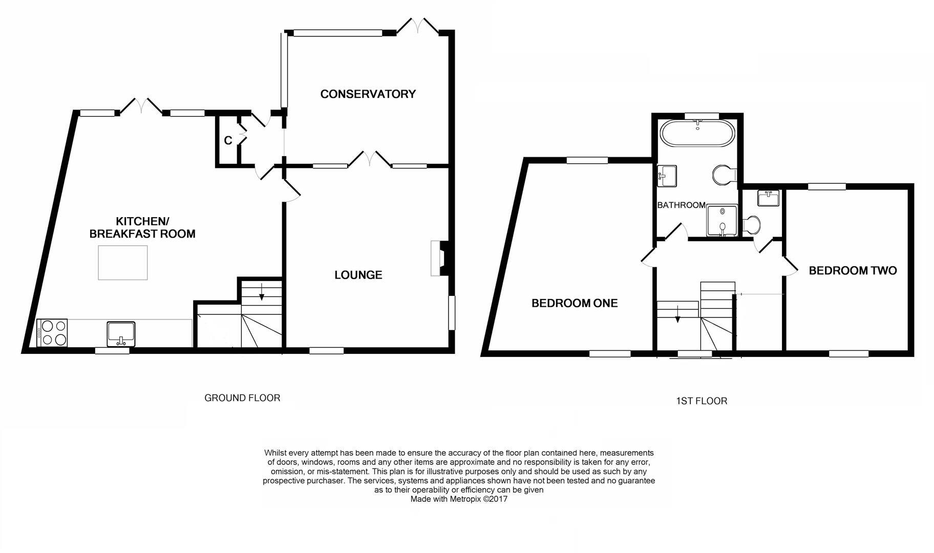 Slade, Bideford floorplan