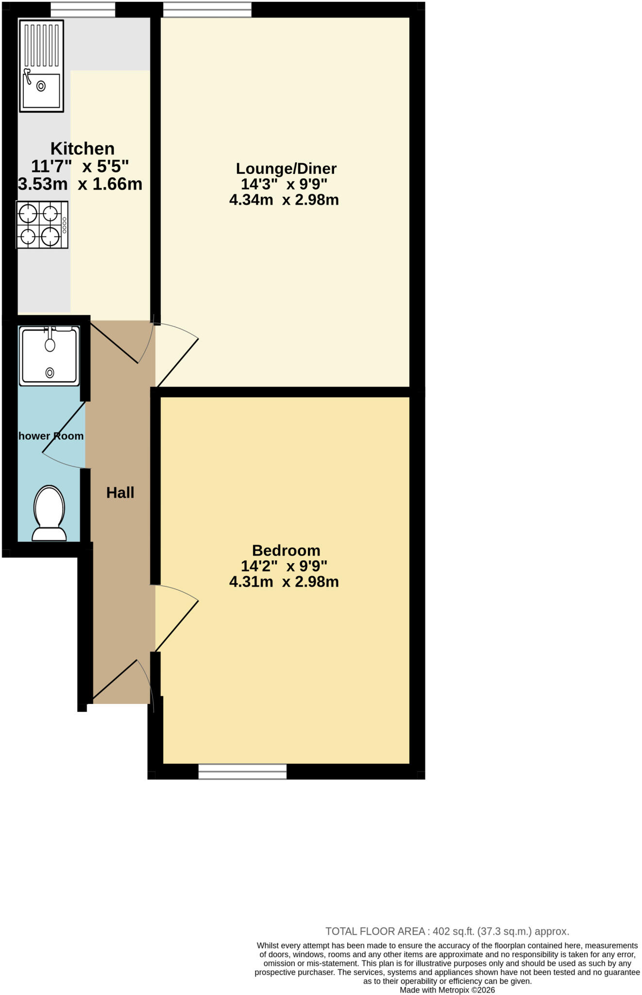 Ellington Road, Ramsgate, Kent, CT11 floorplan