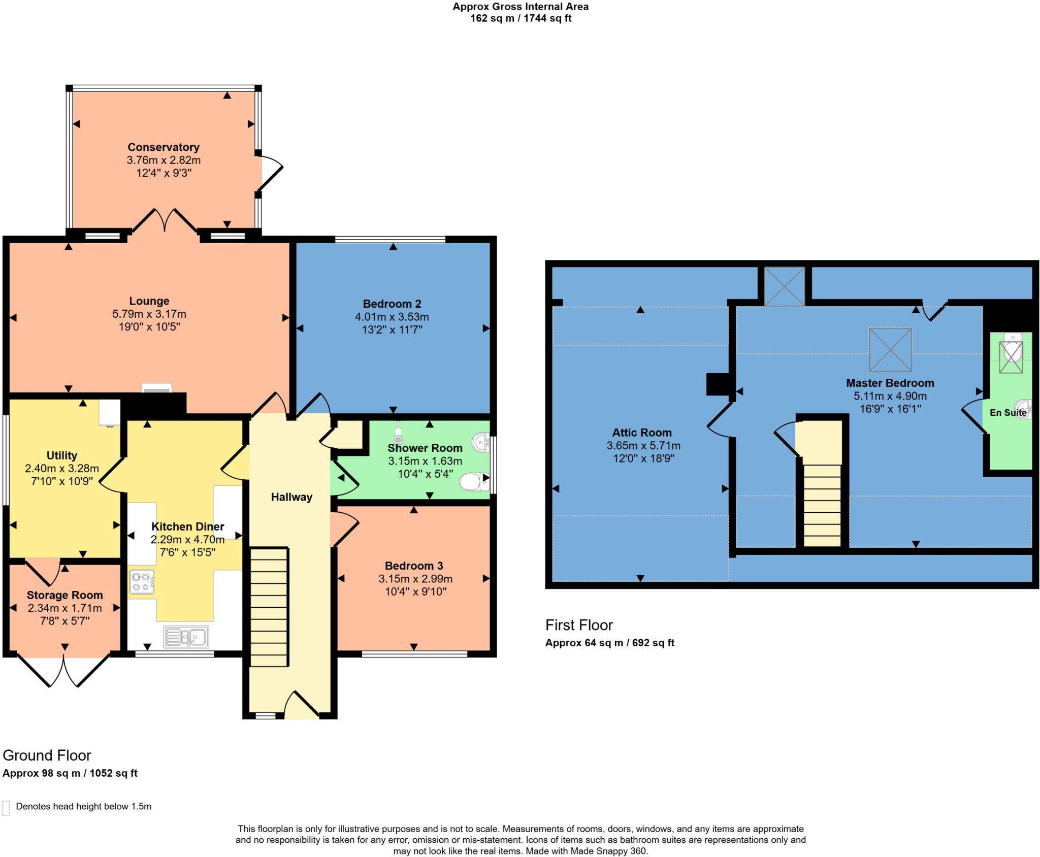 Woodcock Gardens, Warminster, BA12 floorplan