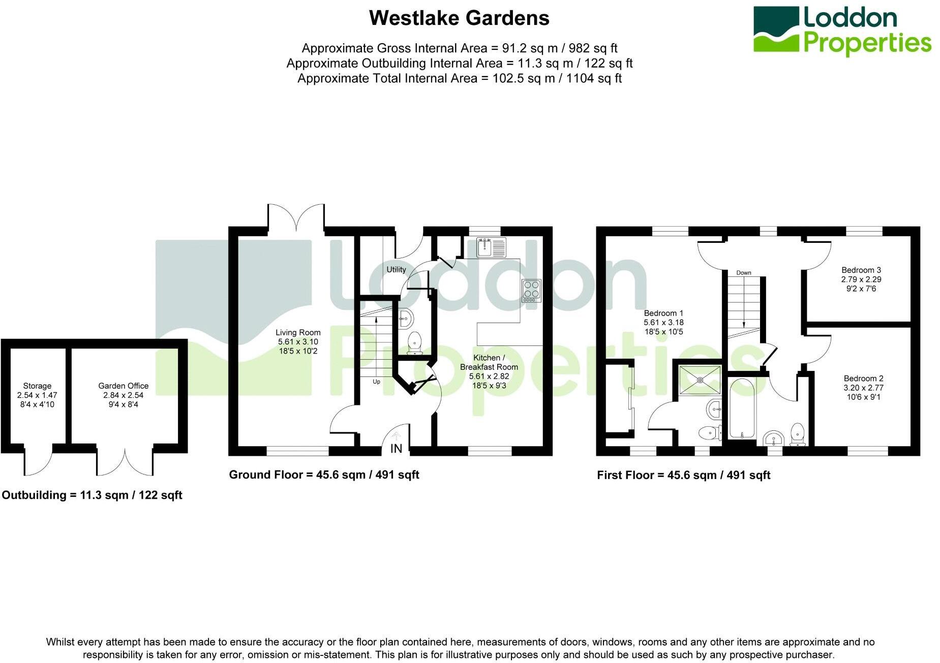 Westlake Gardens, Bramley floorplan