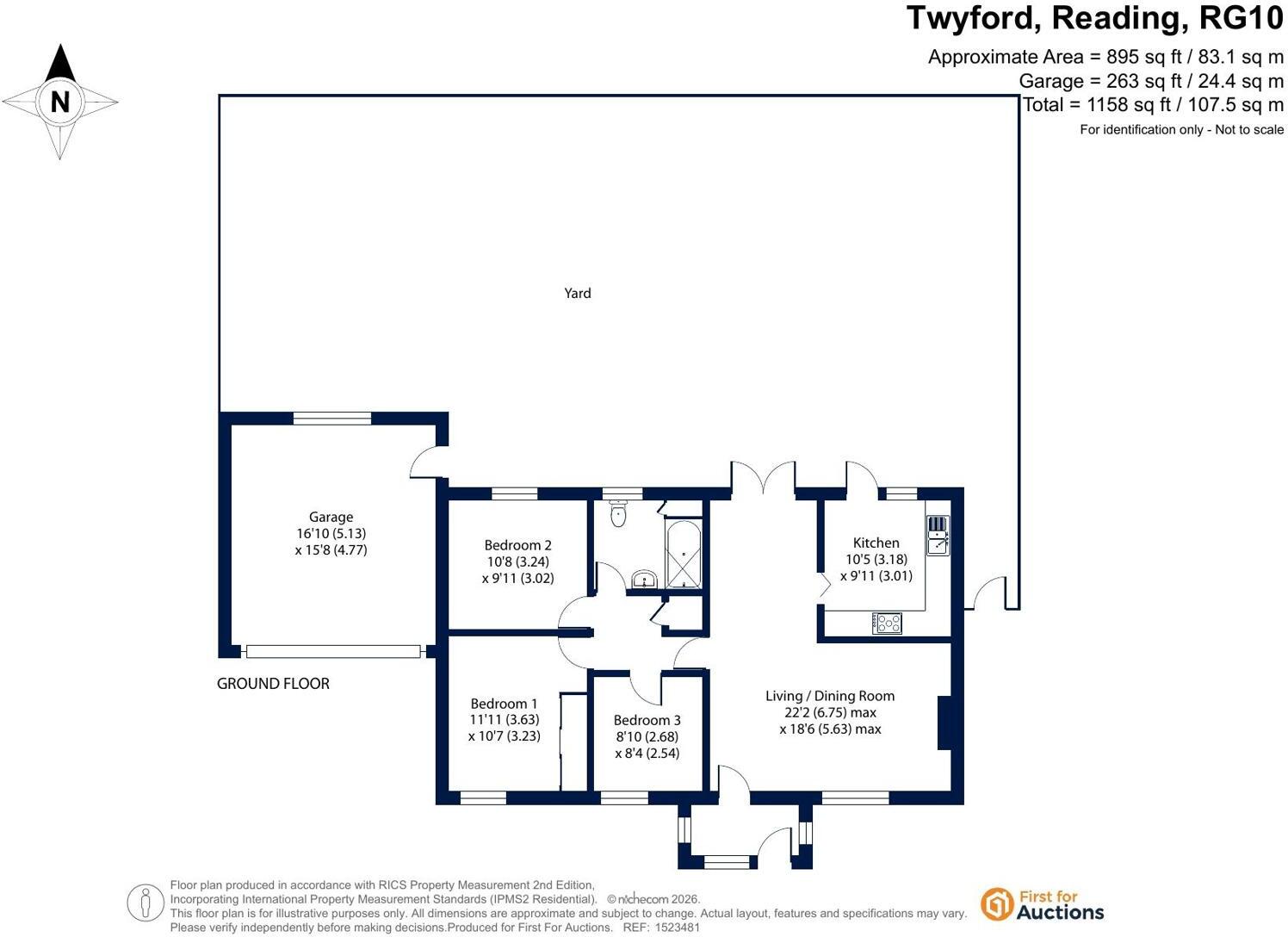 Broadwater Road, Twyford, Reading floorplan