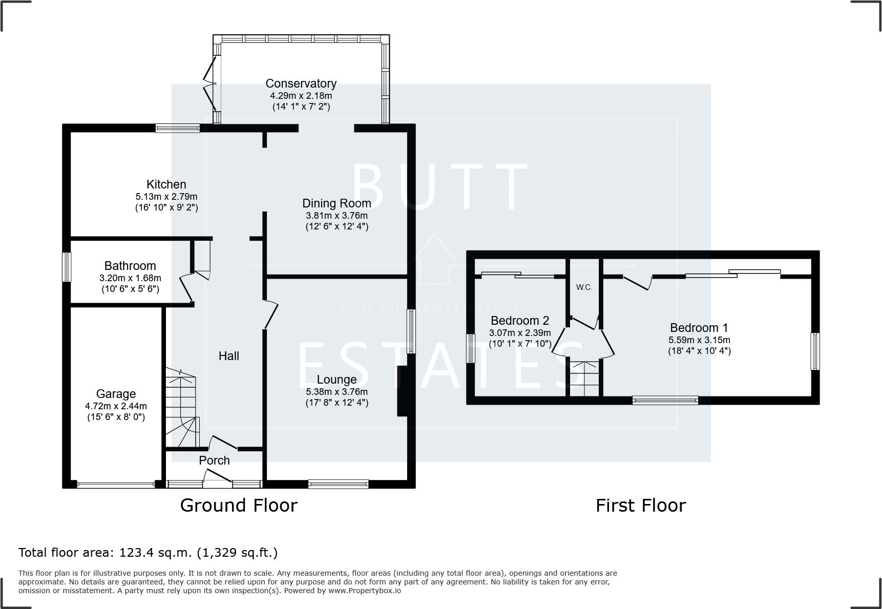 Sussex Close, Exeter floorplan