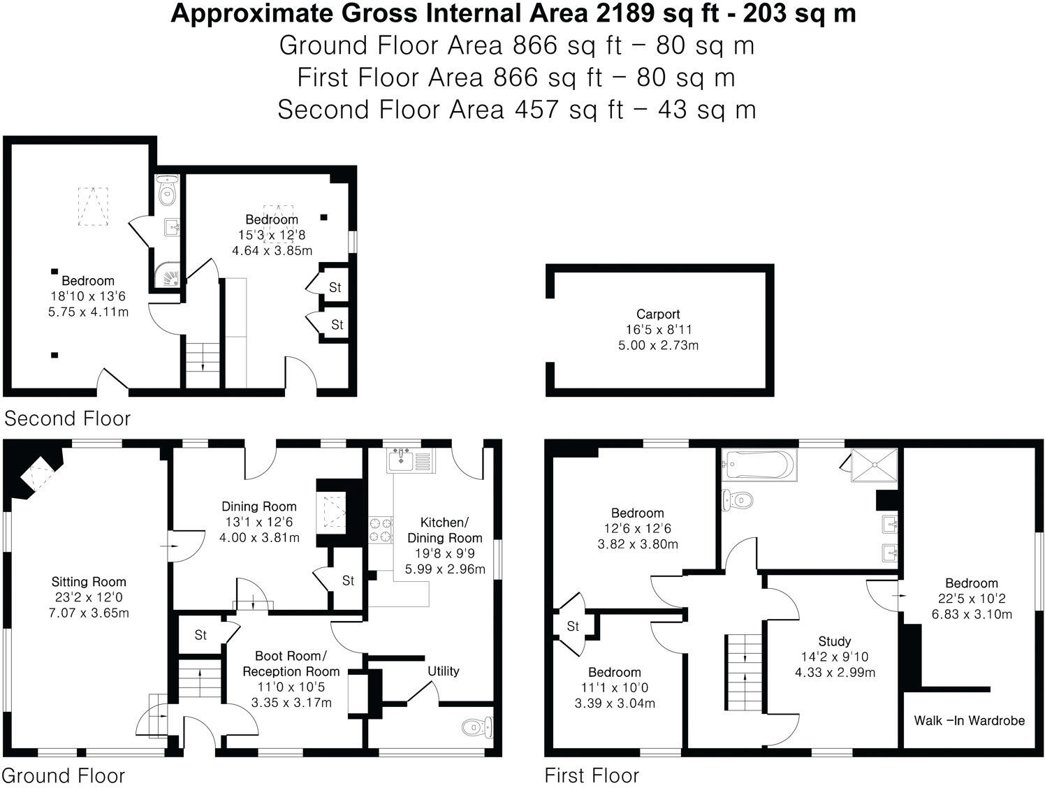 London Road, Holybourne, Alton, Hampshire floorplan