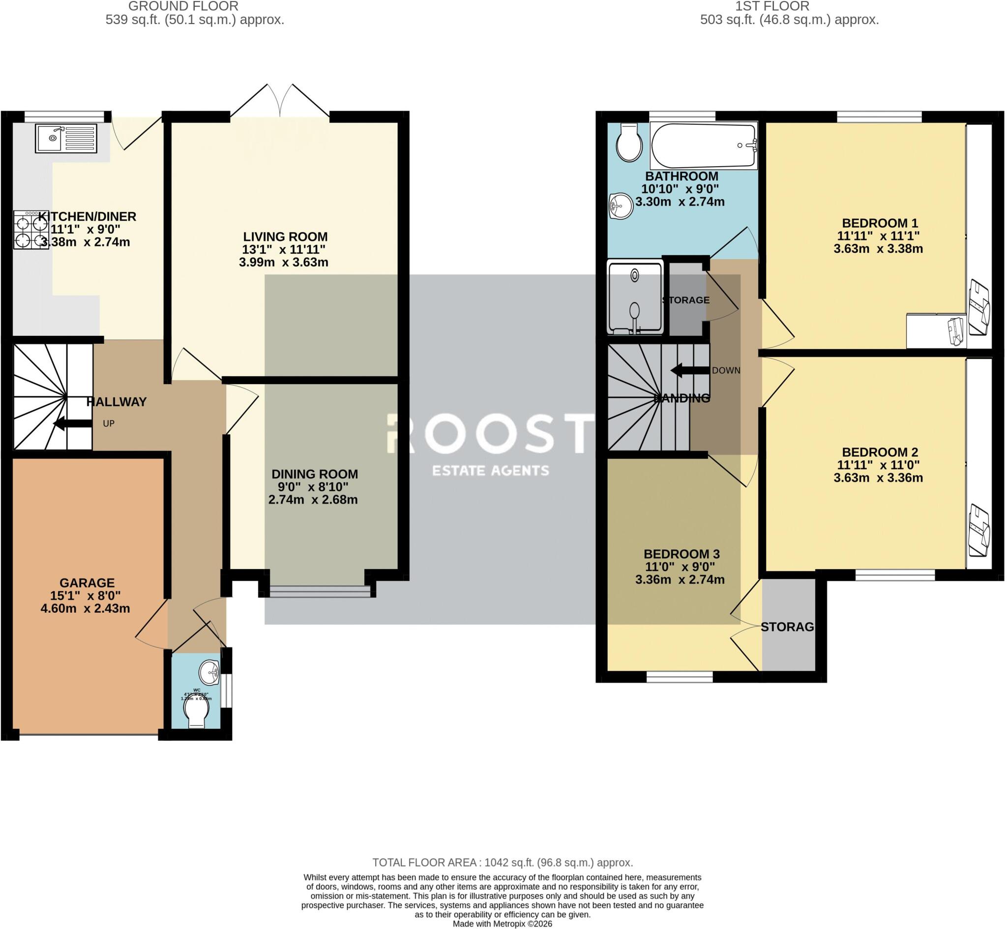 Picksley Crescent, Holton-Le-Clay floorplan