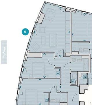 Vista River Gardens, 1 Trinity Way, Manchester, M3 floorplan