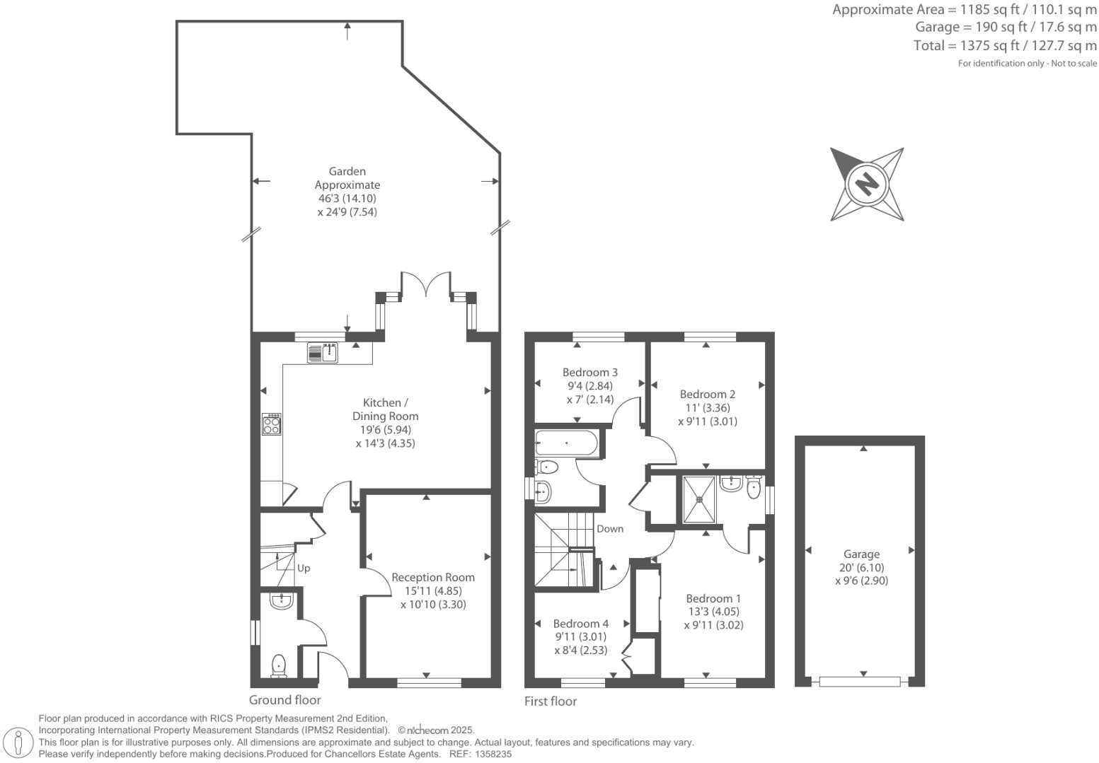 Hart Close, Upper Rissington, Cheltenham floorplan