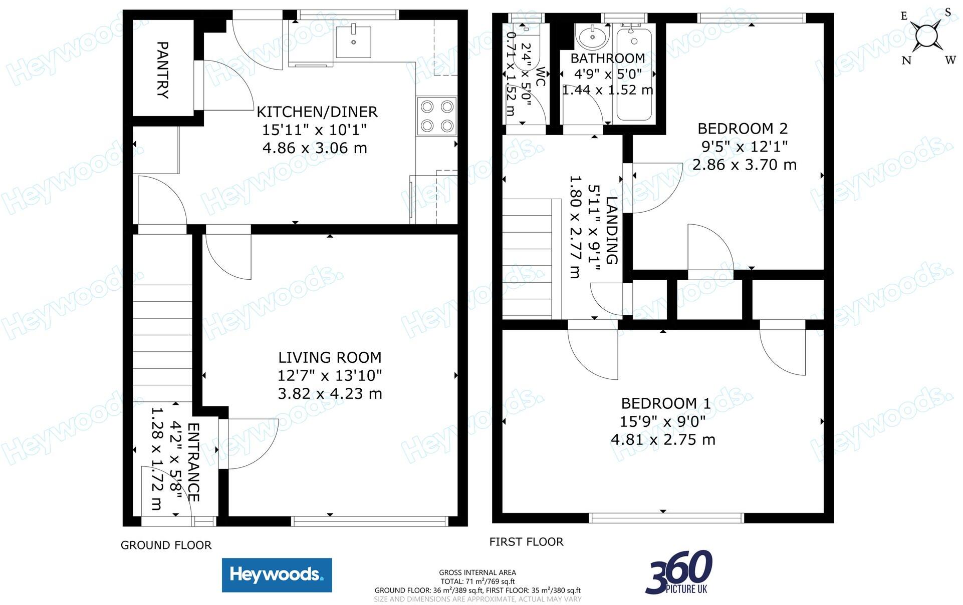 Triton Walk, Stoke-On-Trent, ST6 floorplan