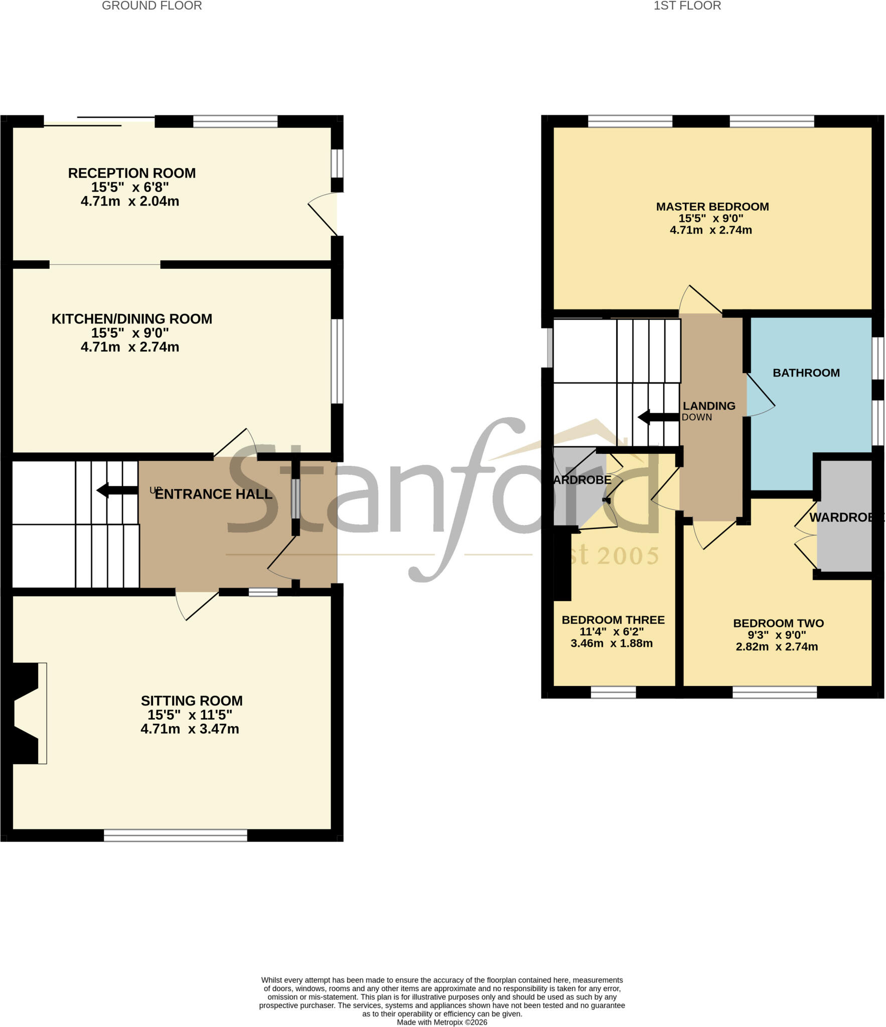 Brunswick Road, Fair Oak, Eastleigh floorplan