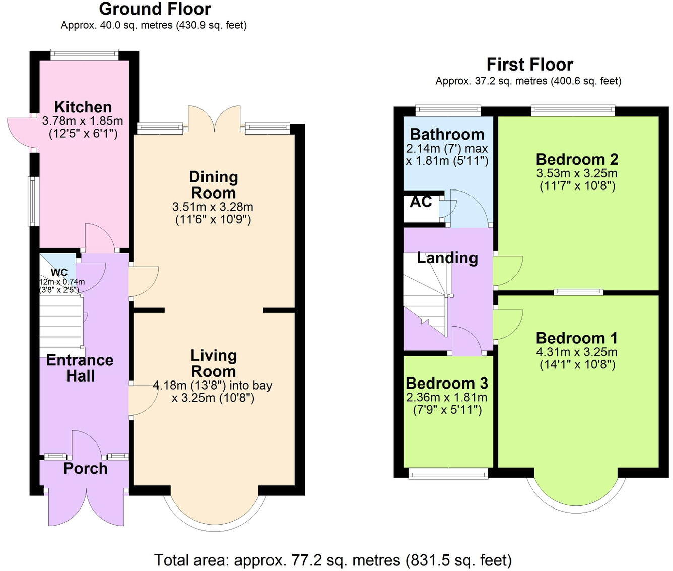 Linden Avenue, Kettering NN15 floorplan