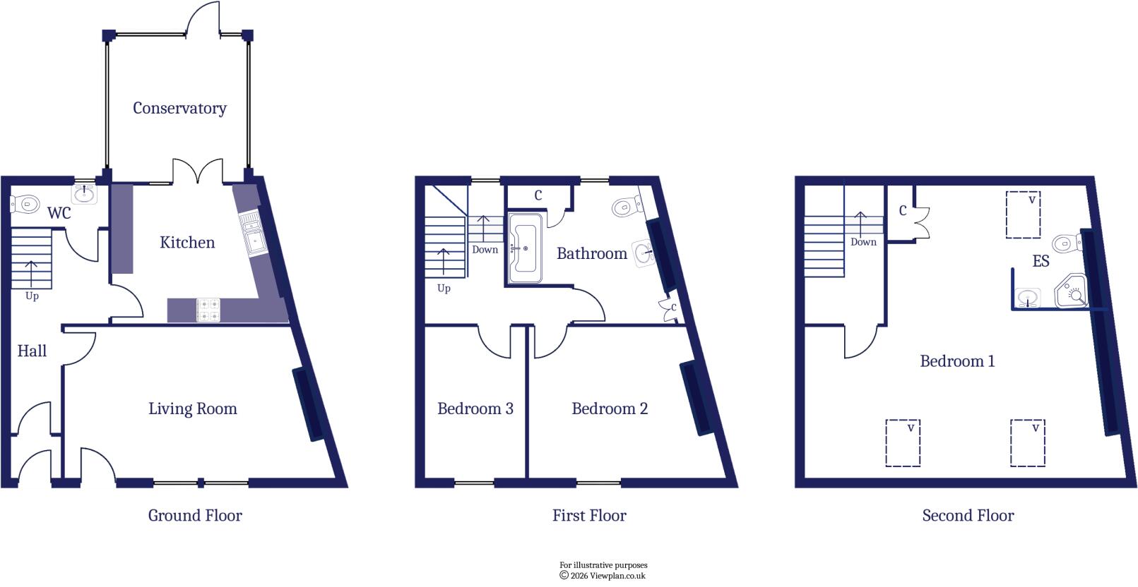 Arcot Street, Penarth floorplan