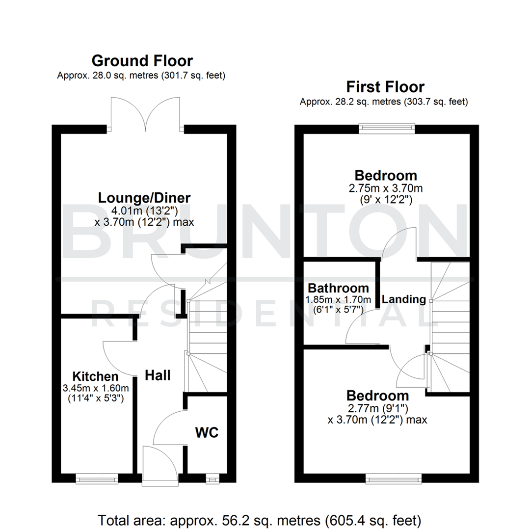 Churston Gardens, The Fairways, Cramlington, NE23 floorplan