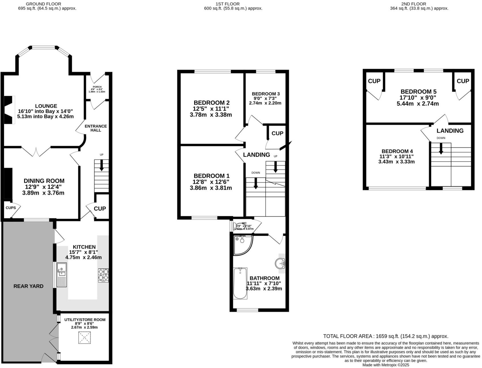 73 Derby Road, Douglas, IM2 3EA floorplan