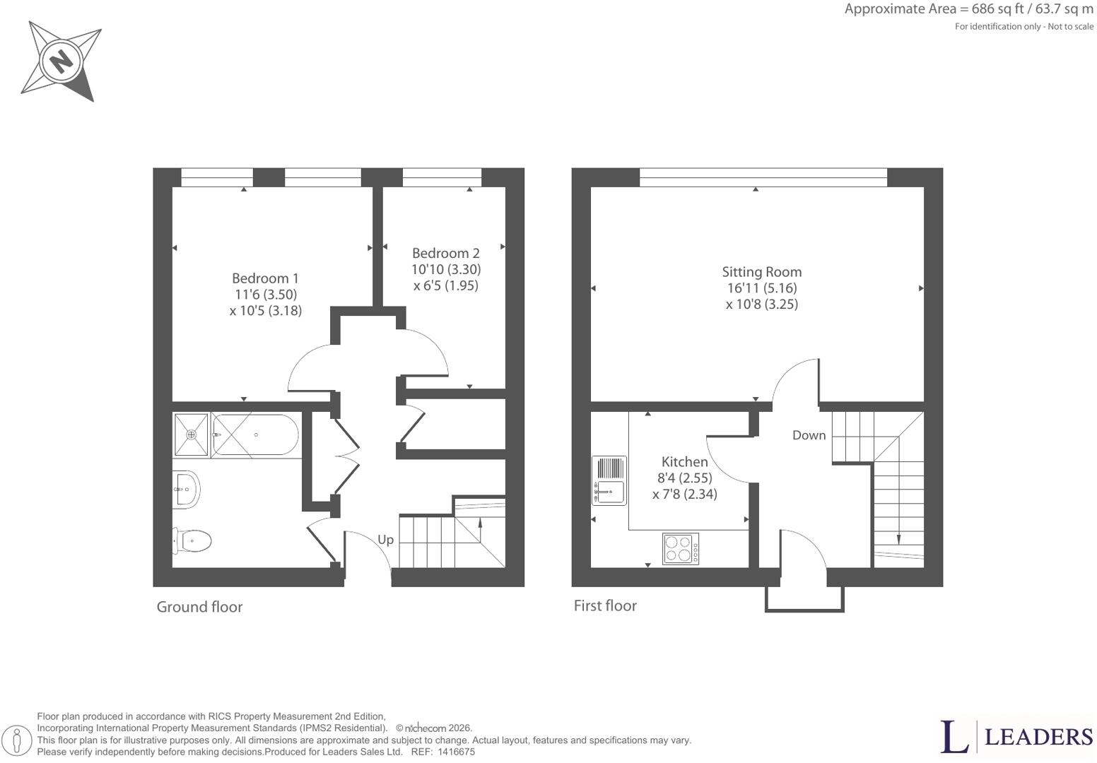 Undercliff Road West, Felixstowe, Suffolk floorplan