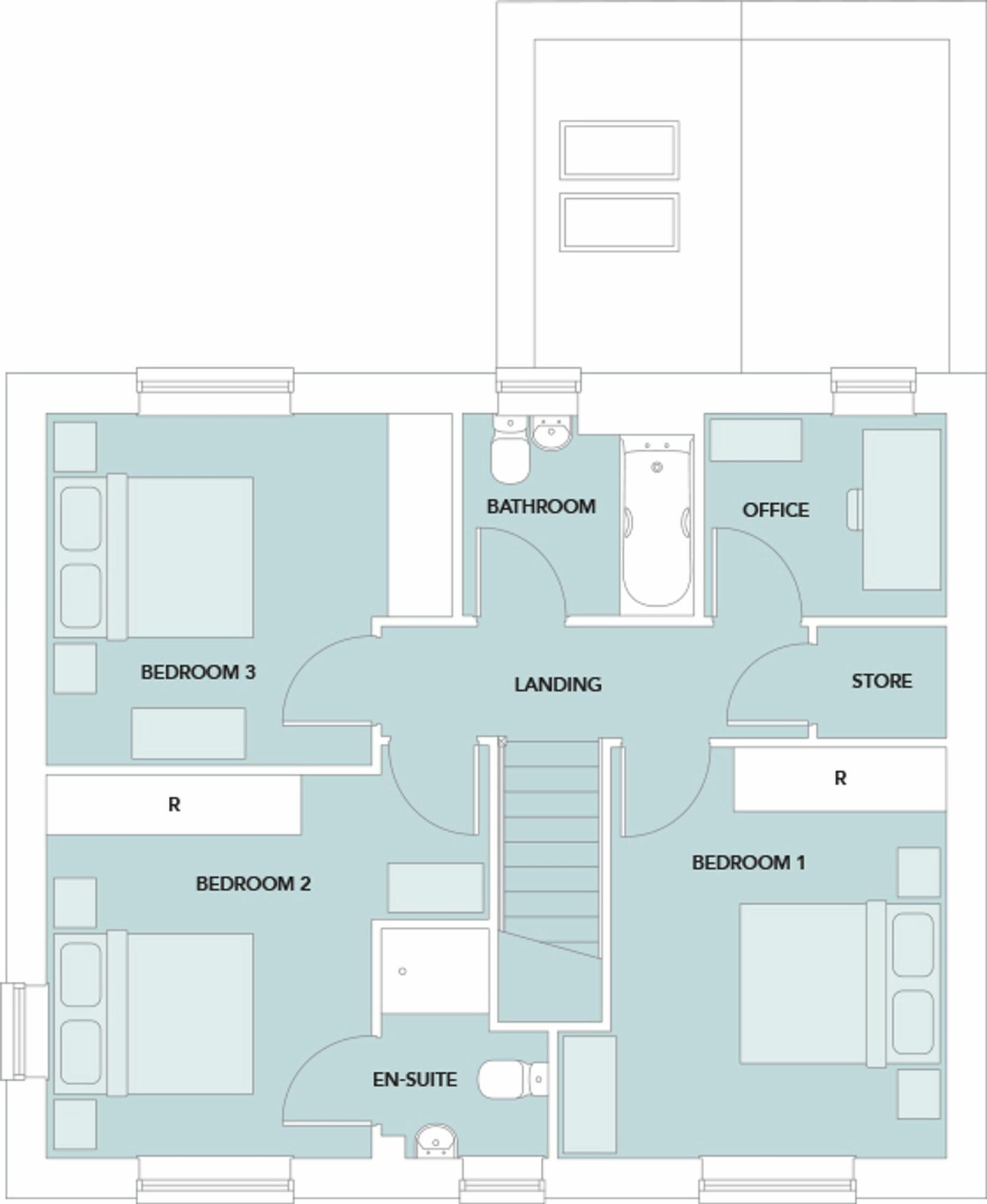 The Leighton, The Steadings, Alnwick floorplan